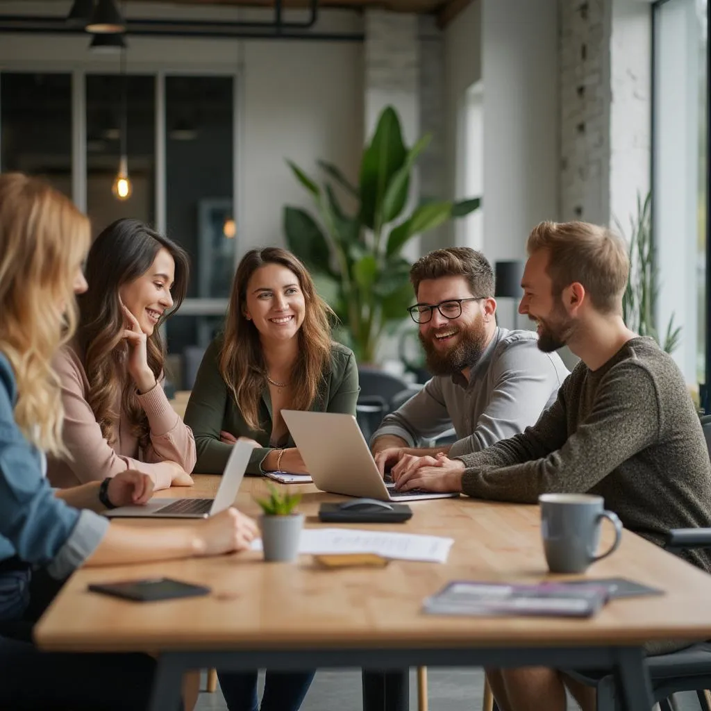 Il team di BlogReddito riunito in ufficio